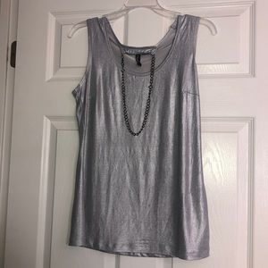 Shimmery tank top